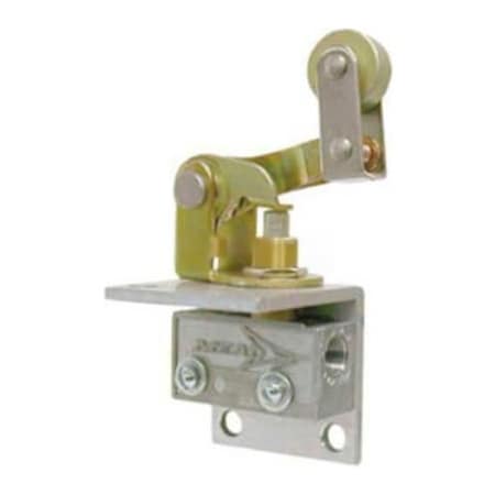 Bimba Mfg Co Bimba-Mead Air Valve, 3 Port, 2 Pos, Mechanical, 1/8" NPTF Port, HD One-Way Roller Actuator MV-80
